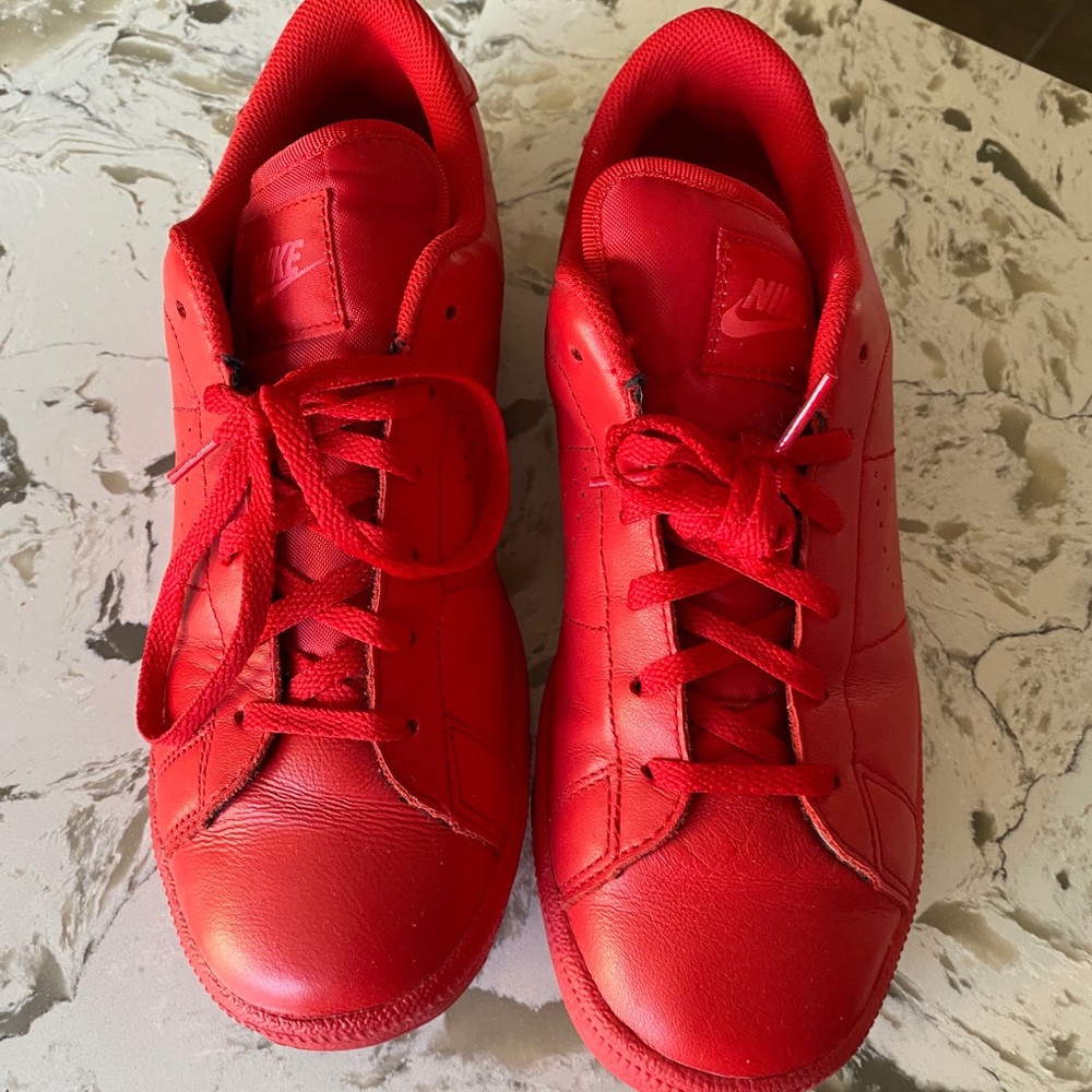 Nike red sneakers